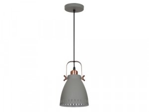Camelion LOFT PL-428S-1  С73  серый + медь (Светильник подвесной New York,  1х E27, 40Вт, 230В, мета