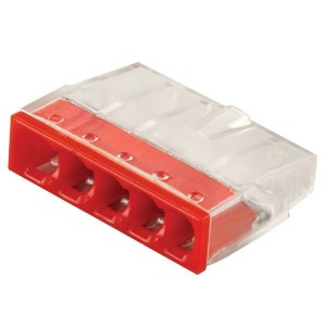 STEKKER клеммная колодка СМК LD2273-205 5x(0,5-2,5мм2) 450V 24A б/пасты латунь/сталь 32391