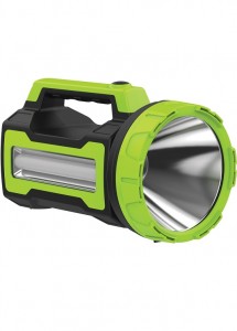 Космос фонарь-прожектор 9110WUSB(акк.4V6Ah) LED 10W(600lm)+3W,пласт,USB выход,3 реж.з/у 220/12в