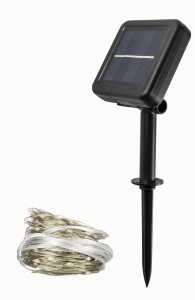 ФАЗА гирлянда на солн. батарее SLR-G03-200W нить хол.бел. 200LED 21,9м 1xAAA 800мАч Ni-MH IP55