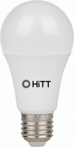 GENERAL/HiTT лампа св/д A60 E27 25W(2570lm) 4000K 4K матовая 58х103  пластик/алюмин. 10014