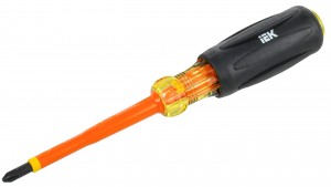 IEK ARMA2L 5 Отвертка диэлектрическая крест. PH2х100 Т3, до 1000В A2L5-SC30-T3-PH-20-100