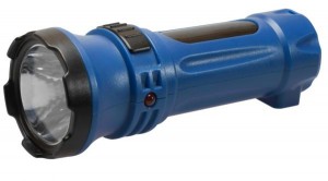 Космос фонарь ручной 102LED (акк. 4V 0,3Ah) 1св/д 0,5W (50 lm), черно-синий/пластик, вилка 220V