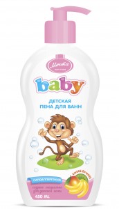 Пена д/купания детская 400мл. Без слёз Мечта Baby Тутти-фрутти