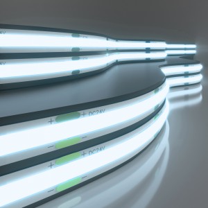 Elektrostandard лента св/д 24V 11W/m 1200lm/m 352led/m COB IP20 6500K 6K (5м цена за 1м) 8мм a053668