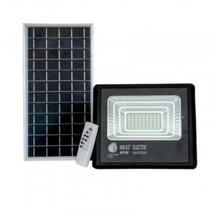 HOROZ прожектор св/д уличный на солн. бат. 40W 6400К(840lm) 6K ПДУ кабель 5м !068-012-0040 2коробки