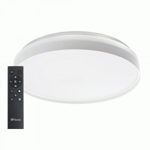 Feron св-к люстра св/д упр 80W(5600lm) 2K-4K-6K 500x500x85 пульт ДУ белый AL6230 Simple matte 48072