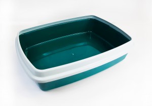 Туалет  для кошек с бортиком без сетки (41*30*9,5см) 113017 БРАВА 8309