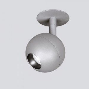 Elektrostandard св-к св/д встр. спот Ball 9925 LED 8W 640lm 4200K 4K 80х80х155 серебро a053736