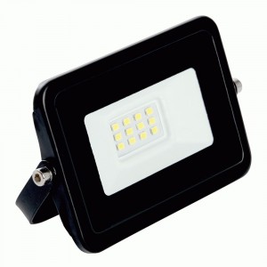Saffit прожектор св/д ПРОМО 10W(700lm) 6400K 6К IP65 черный 98x18x69 SFL50-10 55177