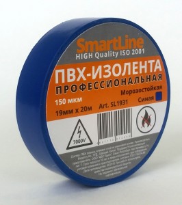 SMART Line изолента 19/20 синяя, 150мкм, SL1931