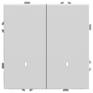 Stekker ЭМИЛИ мех. выкл. СУ 2 кл. 10А (инд.) белый фарфор, soft touch RSW10-5102-01 49864
