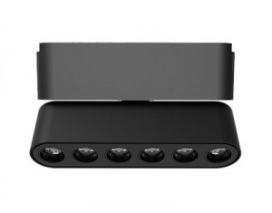 Jazzway св/д св-к трек. на шинопр MTR16 1306R  6W (600lm) 4000K 4K 115х25х65 чёрный .5056978