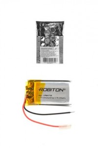 Ак-р Robiton Li-Po LP601730 3.7В 250мАч PK1, 14902