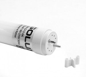 Ergolux T8 G13 10W(1000lm) 6500K 6K матовая 600x26 100-270V LED-Т8-60-10W-G13-6K серия PRO