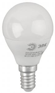 ЭРА ECO шар P45 E14 8W(640lm) 2700K 2K P45-8w-827-E14 3624
