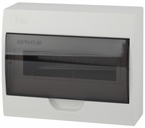 ЭРА SIMPLE бокс (корпус) пластик ЩРН-П-12 модулей навесной БЕЛЫЙ с дымчатой дверцей IP41 9081