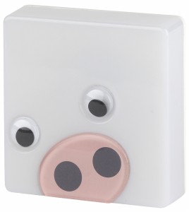 ЭРА ночник св/д детский Свинка NN-631 0.5W пластик, розовый, 220V, фотосенсор NN-631-LS-P