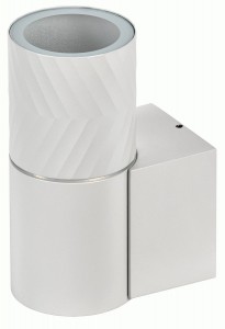 IEK св-к уличный/садов 5107 настенный под лампу GU10 IP65 белый 90x133x60 LT-UBU0-5107-GU10-1-K01