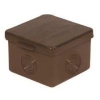 uplast коробка распред.  65х65х45мм ОУ 4 ввода с крышкой ДУБ IP54 030-037Д