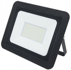 Ecola прожектор св/д 100W(8000lm) 6000 6K 280x250x30 черный IP65 JPD100ELB