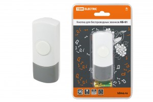 TDM КБ-01 кнопка для беспроводного звонка 12V, мн. код, IP44 SQ1901-0018