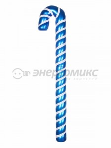 Фигура елочная "Карамельная палочка" 121 см, цвет синий/белый502-243 Neon Night