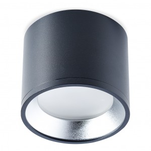 SmartBuy св-к св/д накладной GX53 96x80мм черный-серебро IP20 SBL-TS2005-GX53-bs