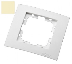 Mono LARISSA рамка СУ 1 мест. Крем 103-171700-160