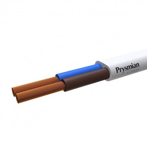 Провод ШВВП 2х0,75 300м (ГОСТ) РЭК/Prysmian белый гибкий