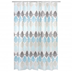 Штора д/ванной Дамаск 180 (В) *200 (Ш)см, 12 колец, люверсы, PEVA, 60530 Master House