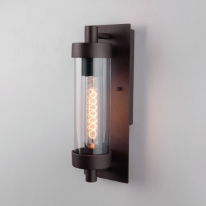 Elektrostandard св-к бра садов-парк 35151/D 60W E27 IP43 345x125x123 Pipe D коричневый a058496