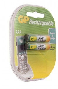 Ак-р GP R03 650mAh 65AAAHC/R03 Ni-MH BL2
