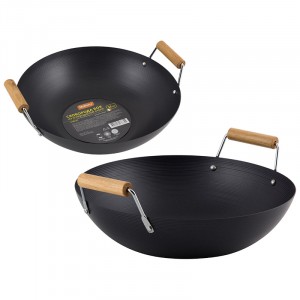 Сковорода ВОК LARGO, d=32см, углеродистая сталь 5363 Mallony