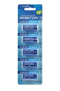 Элемент питания Robiton STANDARD R-LR1-0-BL5 LR1 (0% Hg) BL5, 15713
