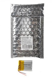 Ак-р Robiton Li-Po LP683440 3.7V 900мАч PK1, 15748