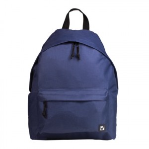 Рюкзак BRAUBERG, универс., сити-формат, один тон, синий, 20л., 41х32х14см 225373