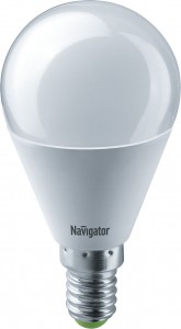 Navigator Шар G45 E14 8,5W(680Lm) 4000 4K мат. 45*90 NLL-G45-8.5-230-4K-E14 61334