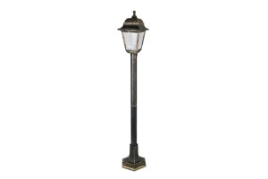 Camelion Оскар4 св-к садовый НА СТОЛБЕ черный/бронза 1м E27 60W пластик PP6201 C64 НТУ 04-60-002 У1