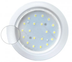 Ecola GX53 H4-GL св-к глубокий Белый матовый 48x106 FQ53GLECB