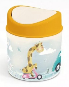 Ведро (контейнер) для мусора 1л Giraffix 433907300 Полимербыт