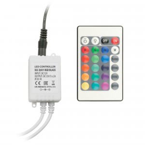 Volpe контроллер для св/д лент RGB 12V, ИК пульт ДУ, черный ULC-Q431 RGB BLACK