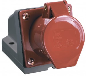 IEK силовая розетка CEE (разъем) 125 стационарная 3Р+РЕ+N 32А 380В IP44