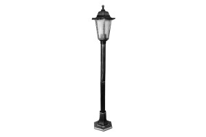 Camelion Оскар3 св-к садовый НА СТОЛБЕ черный/серебро 1м E27 60W пластик PP6101 C42 НТУ 06-60-002 У1