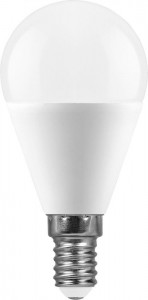 Feron шар G45 E14 11W(935lm) 4000K 4K матовая 92x45, LB-750 25947