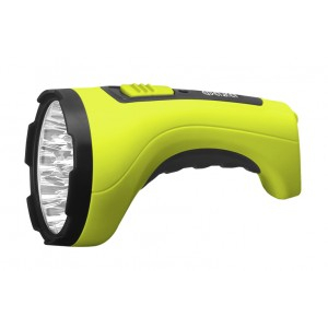 ФАЗА фонарь ручной AccuF2-L15-bk (акк. 4V 0.4Ah) 15св/д (65lm), mix. пластик 2 реж, вилка черн 220V (2 шт.)