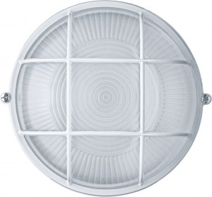 Navigator св-к влагозащит. R2 IP54 60W E27 круг с реш белый NBL-R2-60-E27/WH 94803