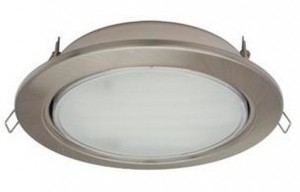 Ecola GX53 H4 св-к "6 полос" Сатин-Хром 43x115 FS51H4ECB