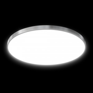 APEYRON св-к декоративный IP54 SPA 40W(3200lm) 4000K 4K круг d370x30 серебр 18-147