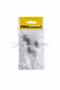 Переходник гн F - гн F  "БОЧКА"  без кольца  PROCONNECT (ПАКЕТ БОБ) 5 шт, цена за уп. 05-4201-6-9